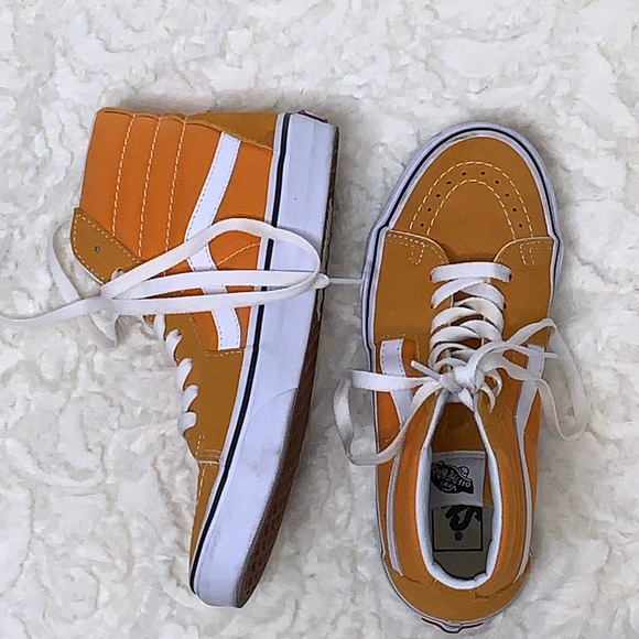 high top orange vans